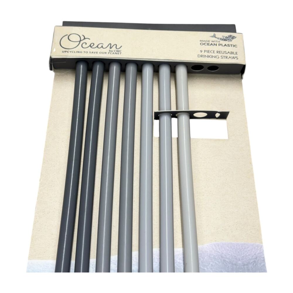 Ocean Reusable Eco Straws Set 7 Pack - Picture 4 of 7